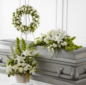 types of funeral flower arrangements